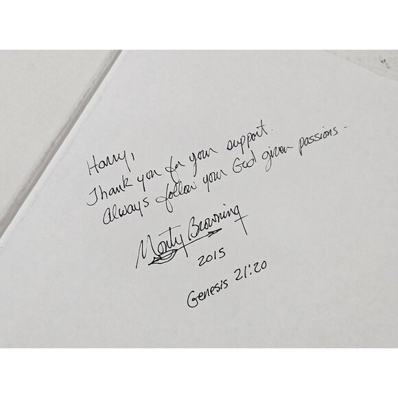 Bowhunting: A Passion For Life SIGNED Monty Browning 1st Printing Hardcover - Picture 3 of 16